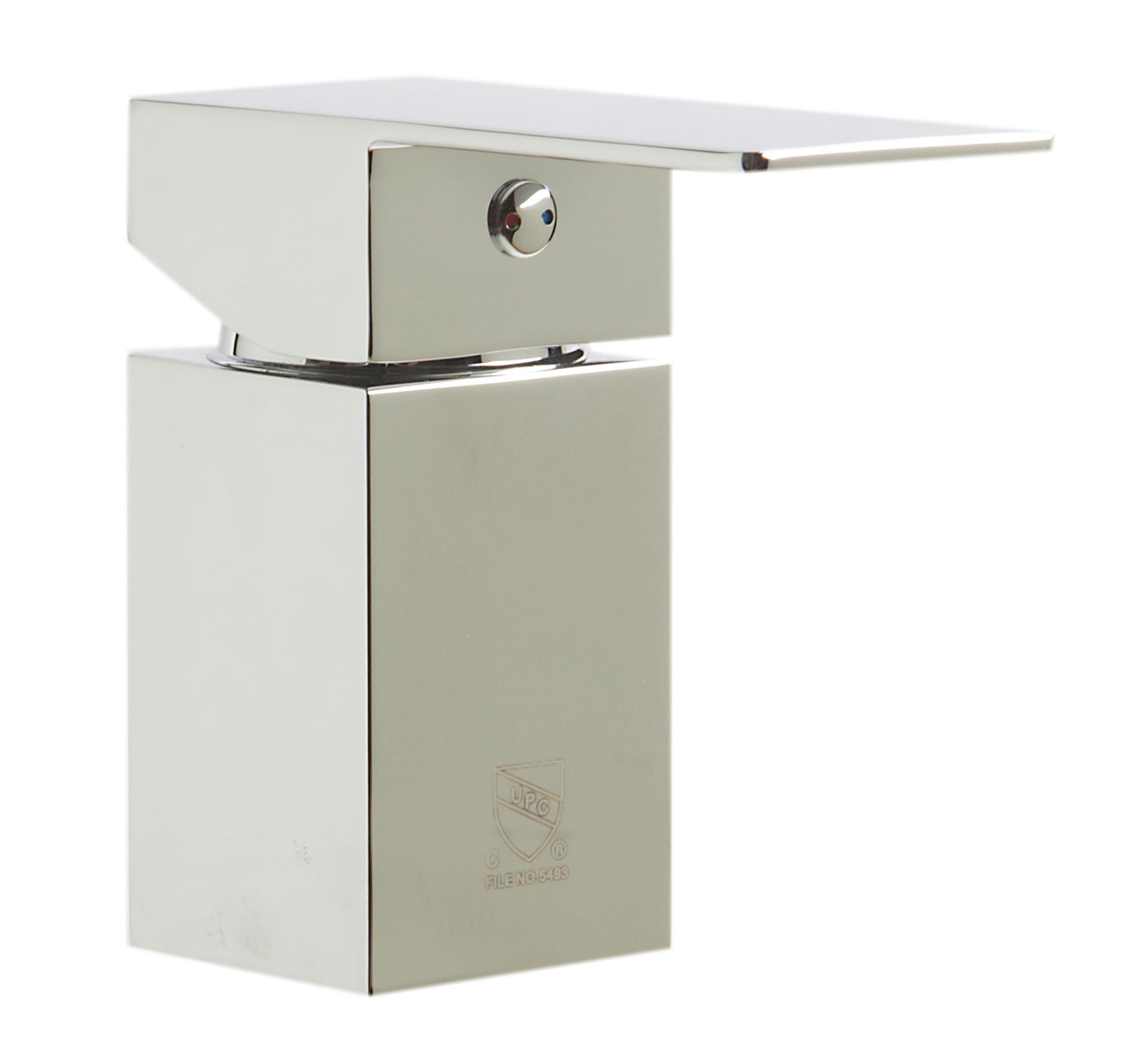 Deck Mounted Tub Filler and Square Hand Held Shower Head by Alfi