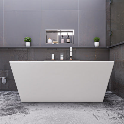 Deck Mounted Three Hole Bathroom Tub Filler & Shower Head by Alfi