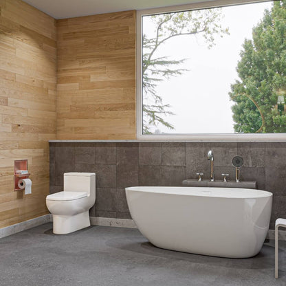 Deck Mounted Tub Filler with Hand Held Showerhead by Alfi