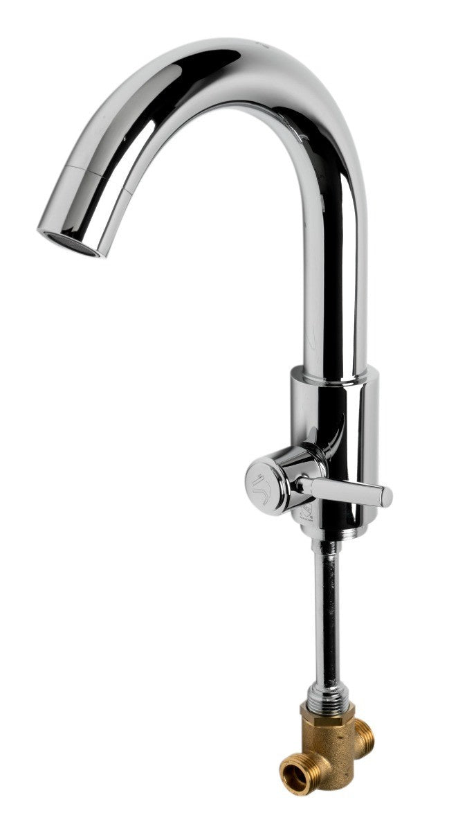 Deck Mounted Tub Filler with Hand Held Showerhead by Alfi
