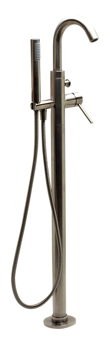 Floor Mount Tub Filler with Shower Head Polished/Brushed by Alfi