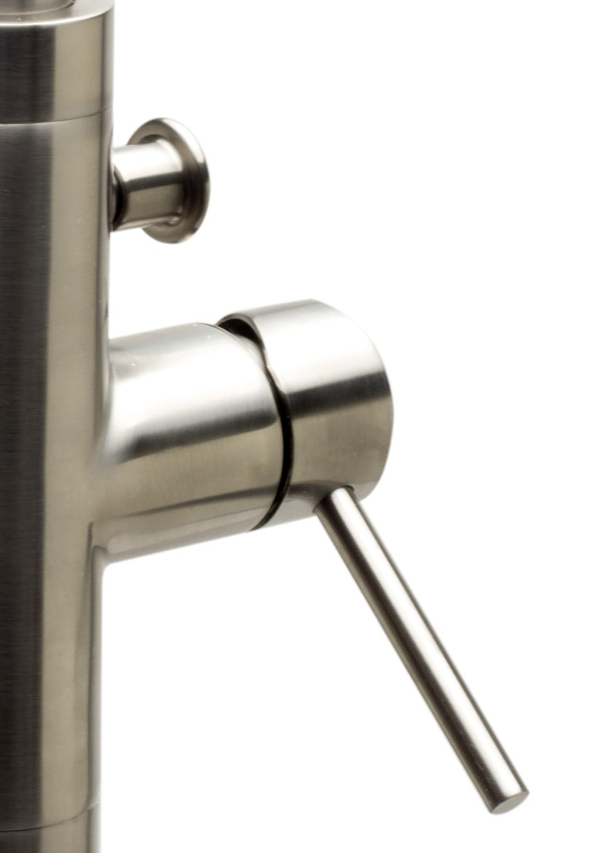 Floor Mount Tub Filler with Shower Head Polished/Brushed by Alfi