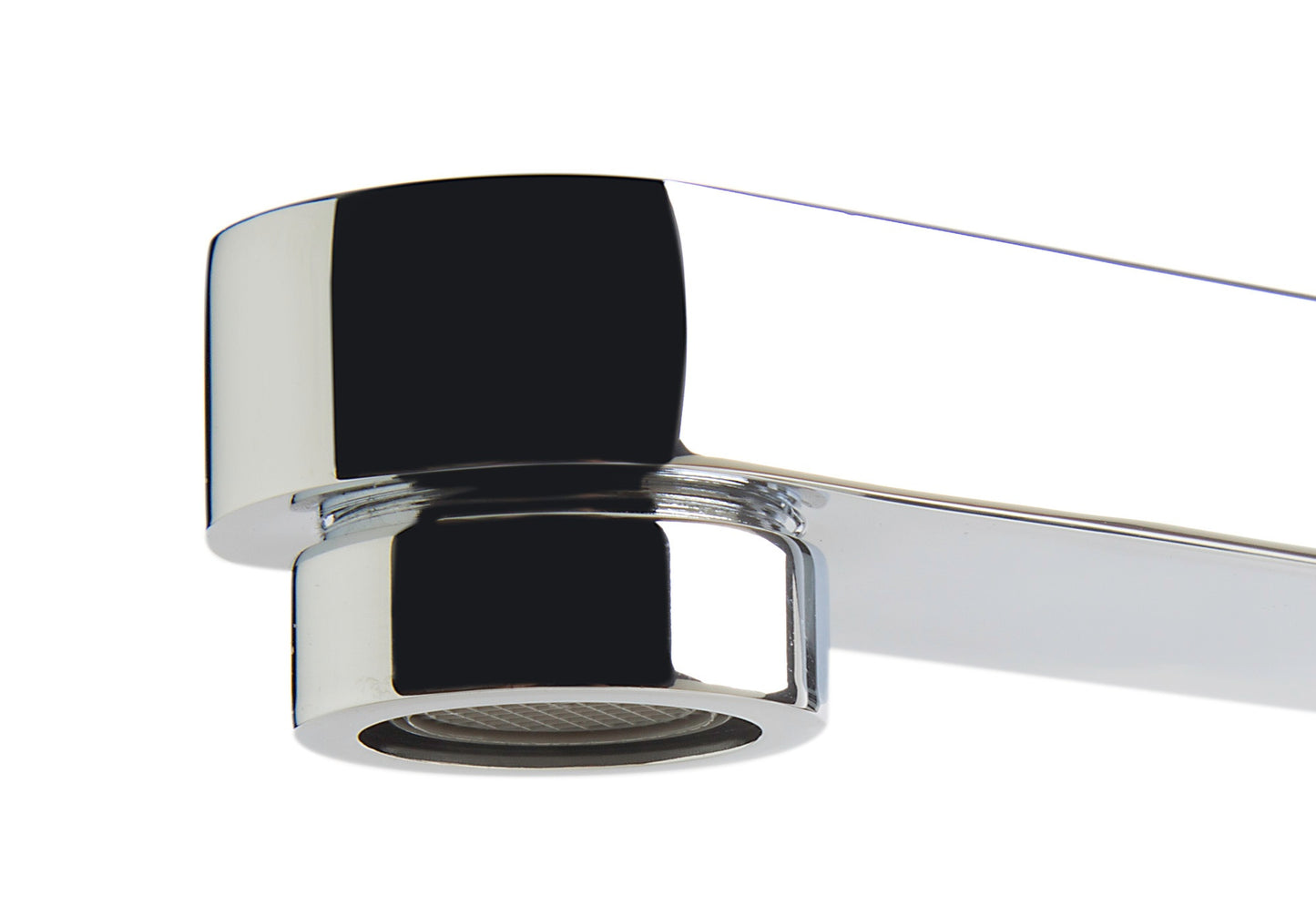 Single Lever Faucet Round Hand Held Pull-Out Shower Head by Alfi