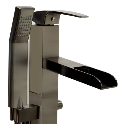 Single Hole Floor Mounted Waterfall Tub Filler by Alfi