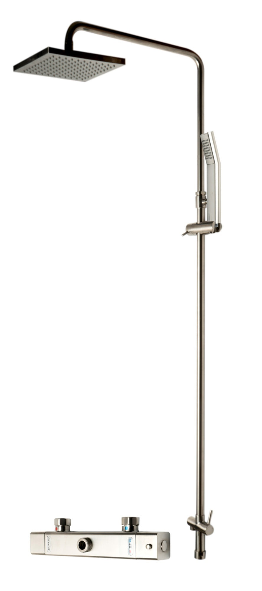 Square Style Thermostatic Exposed Shower Set by Alfi
