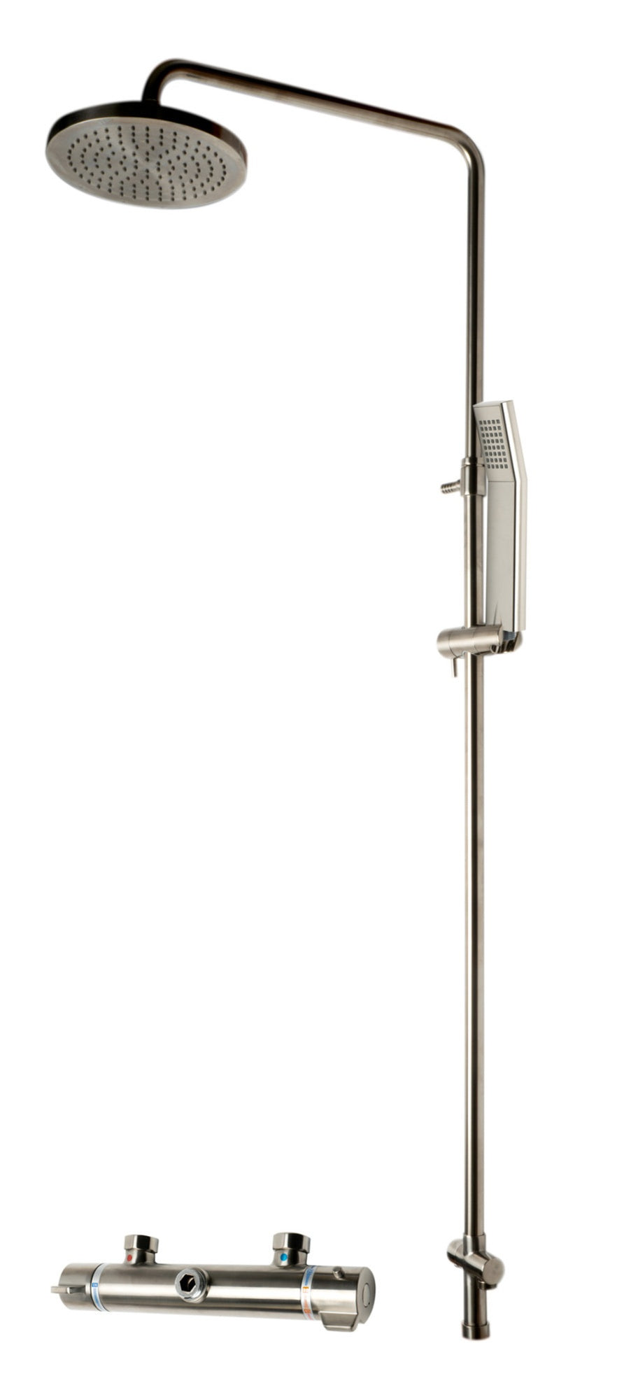 Round Style Thermostatic Exposed Shower Set by Alfi