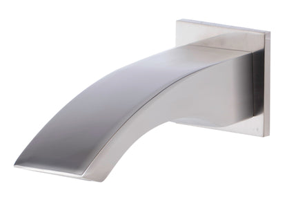 Curved Tub Filler Bathroom Spout Polished or Brushed by Alfi