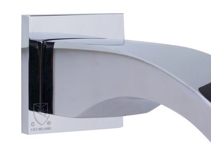 Curved Tub Filler Bathroom Spout Polished or Brushed by Alfi