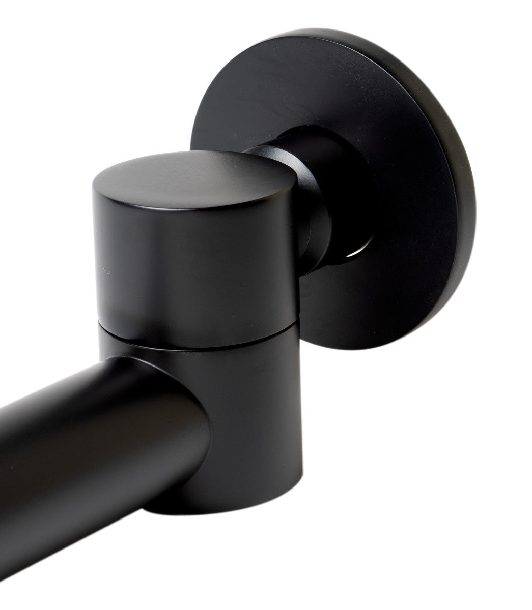 Solid Brass Round Foldable Bathtub Spout by Alfi