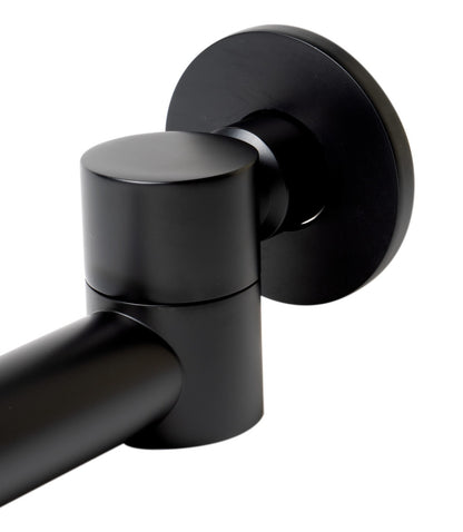 Solid Brass Round Foldable Bathtub Spout by Alfi