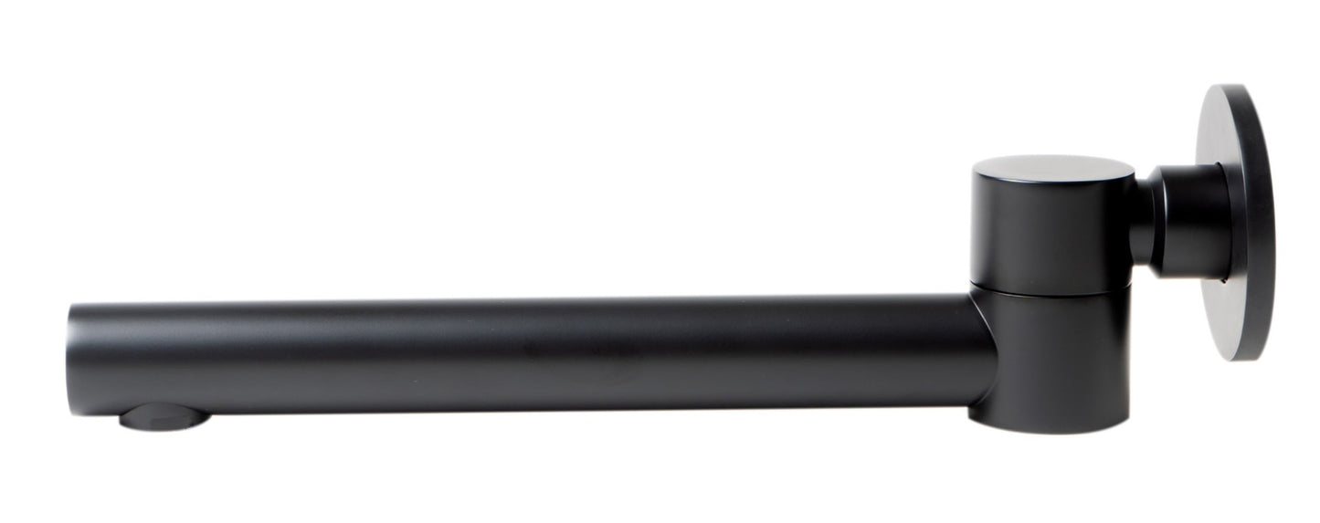 Solid Brass Round Foldable Bathtub Spout by Alfi