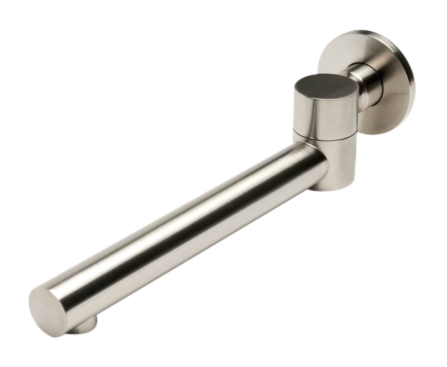 Solid Brass Round Foldable Bathtub Spout by Alfi