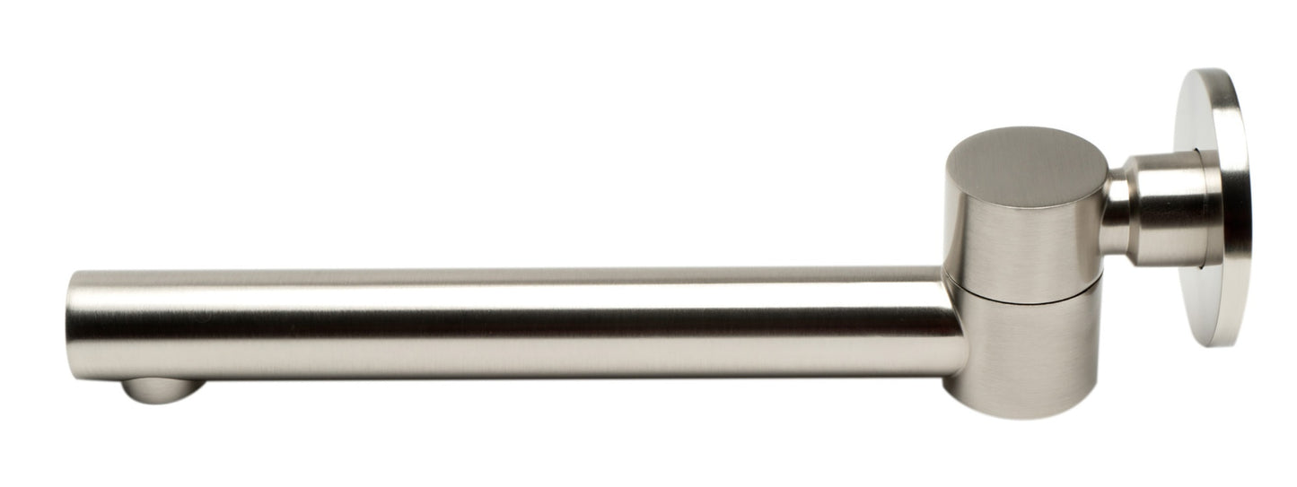 Solid Brass Round Foldable Bathtub Spout by Alfi