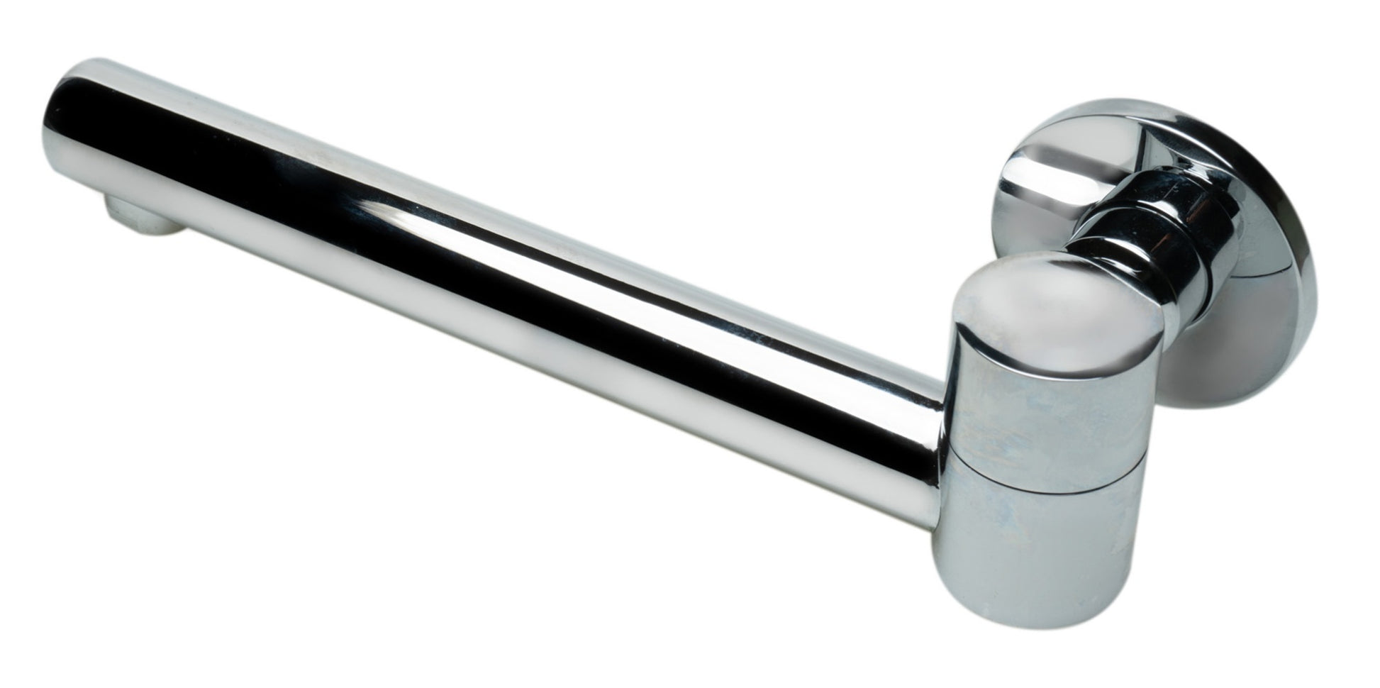 Solid Brass Round Foldable Bathtub Spout by Alfi