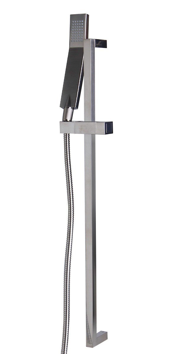Sliding Rail Hand Shower Set in Polished or Brushed by Alfi