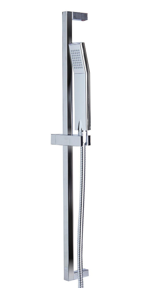 Sliding Rail Hand Shower Set in Polished or Brushed by Alfi