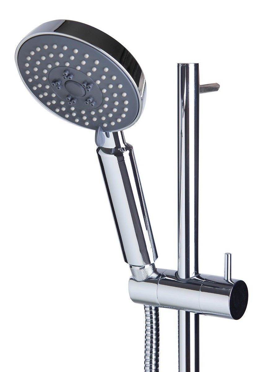 Sliding Rail Hand Shower Set in Polished or Brushed by Alfi