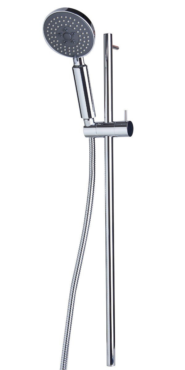 Sliding Rail Hand Shower Set in Polished or Brushed by Alfi