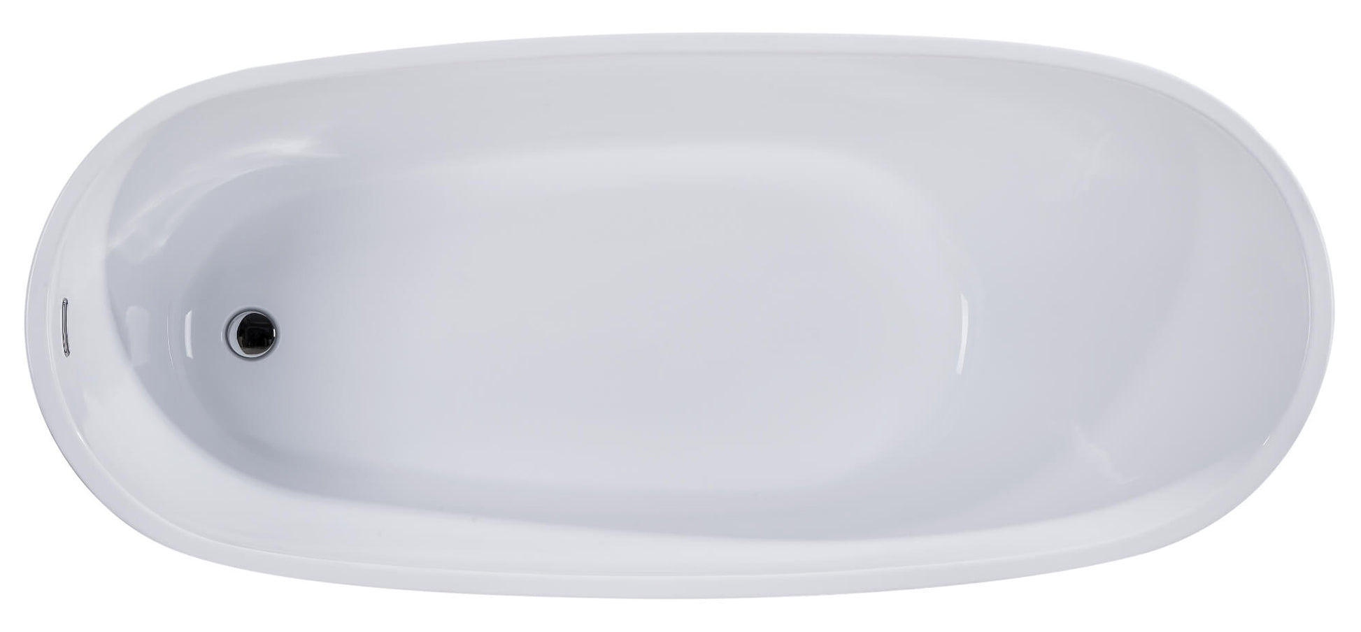Enjoy a Deep Quiet Soak, Oval Soaking Bathtub by Alfi