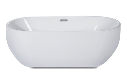 Deeper than Standard Immersion. Oval Soaking Bathtub by Alfi
