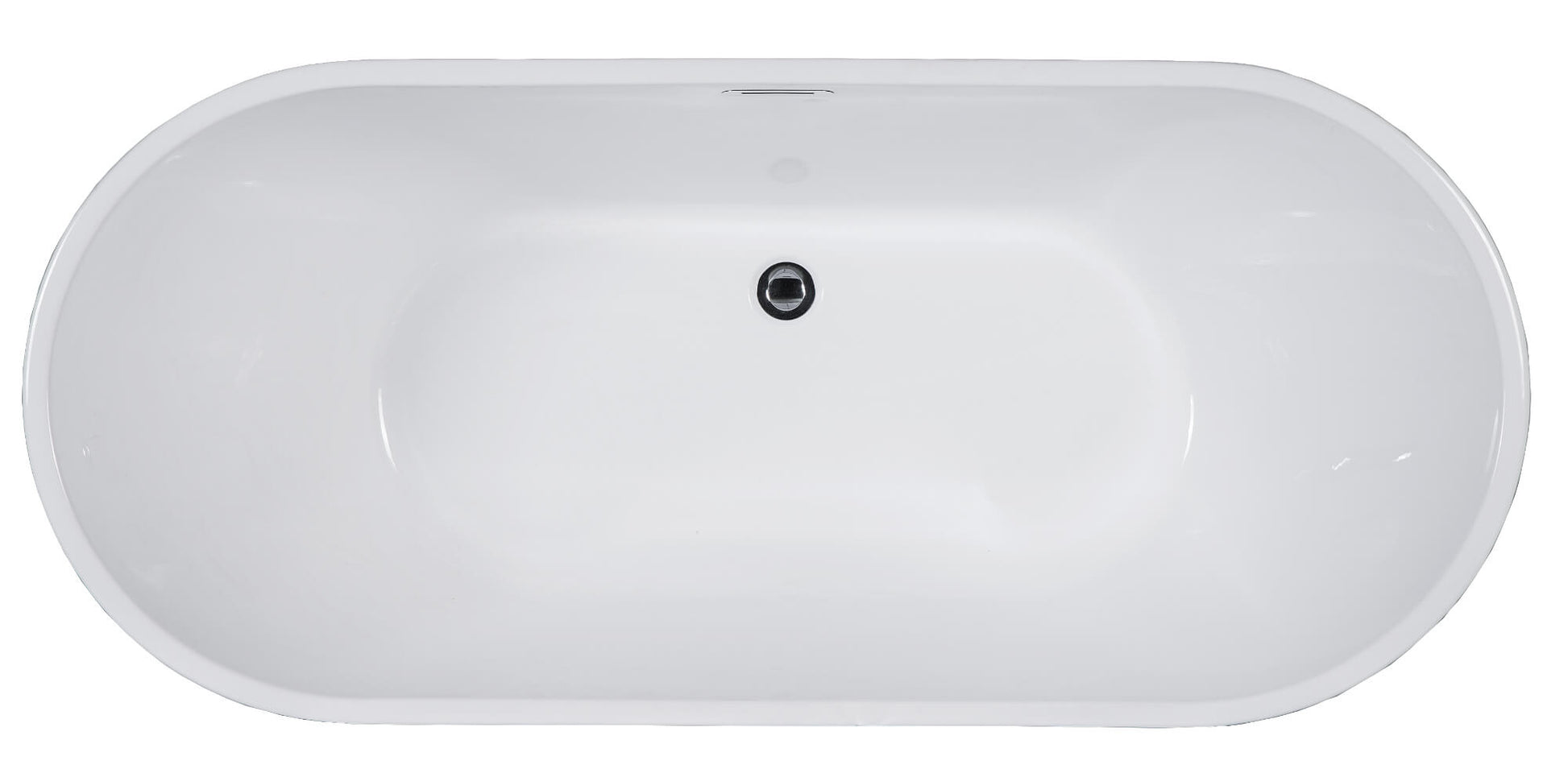 Deeper than Standard Immersion. Oval Soaking Bathtub by Alfi