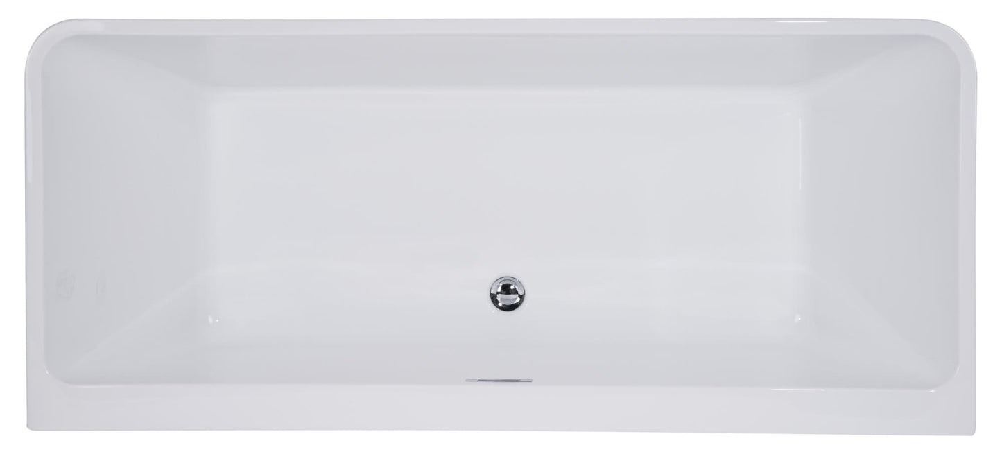 Variety of Shapes and Sizes, Rectangular Soaking Bathtub by Alfi