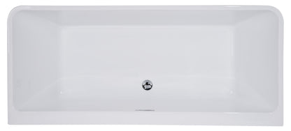 Variety of Shapes and Sizes, Rectangular Soaking Bathtub by Alfi