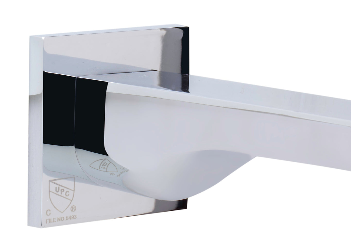 Square Tub Filler Bathroom Spout Polished or Brushed by Alfi