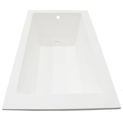 59" Rectangular Drop In Bathtub by Alfi