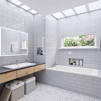 59" Rectangular Drop In Bathtub by Alfi