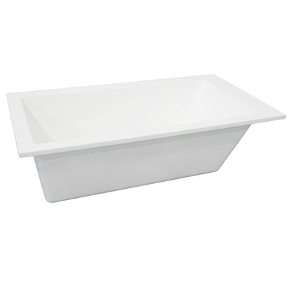 59" Rectangular Drop In Bathtub by Alfi