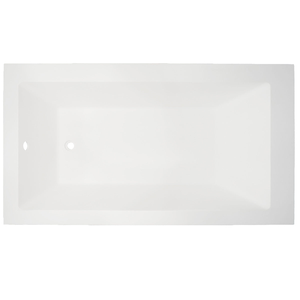 59" Rectangular Drop In Bathtub by Alfi