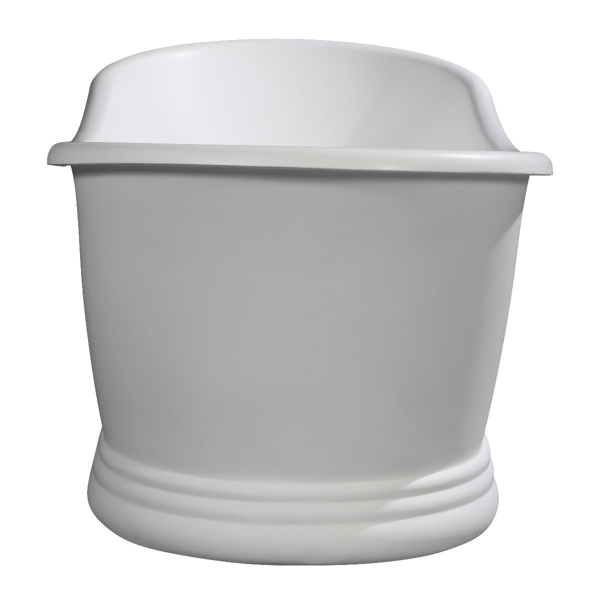 Pedestal Solid Surface Resin Bathtub by Alfi