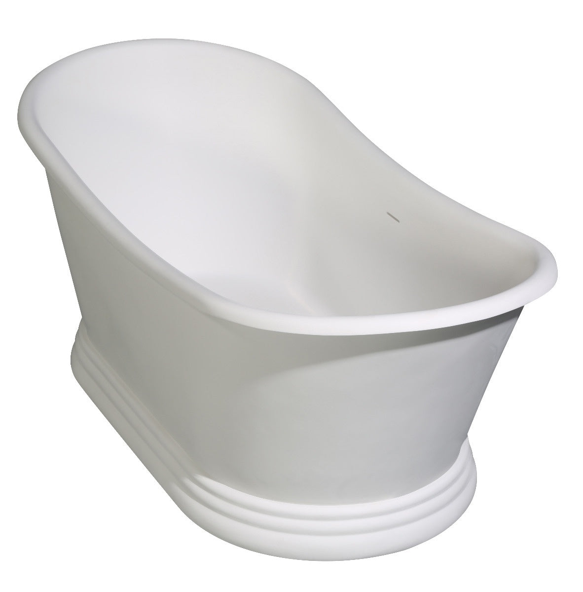 Pedestal Solid Surface Resin Bathtub by Alfi