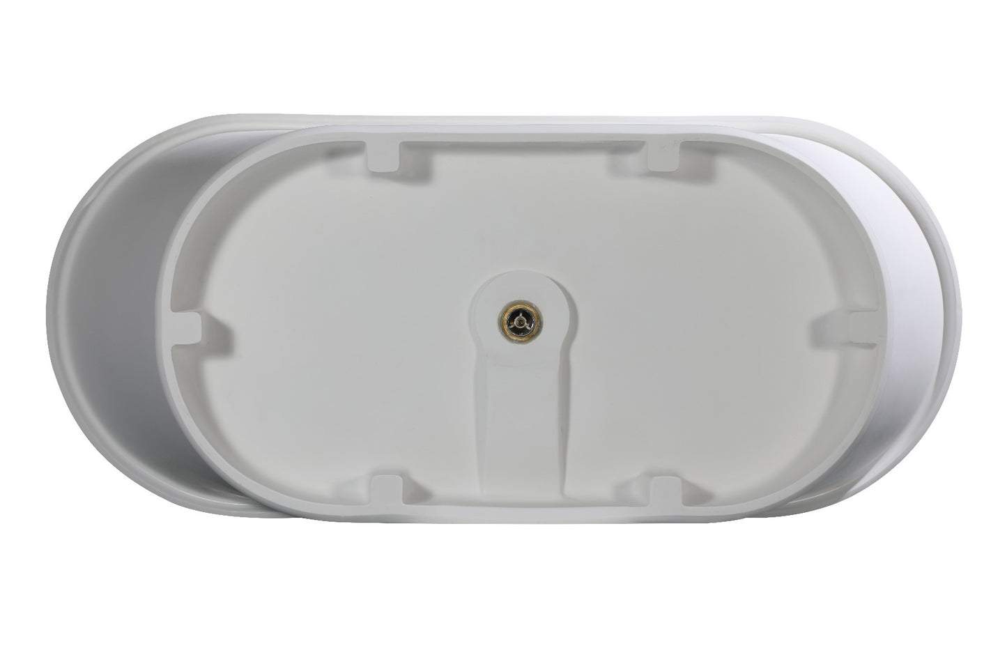 Pedestal Solid Surface Resin Bathtub by Alfi