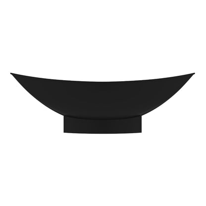 70" Solid Surface Resin Free Standing Hammock Style Bathtub by Alfi