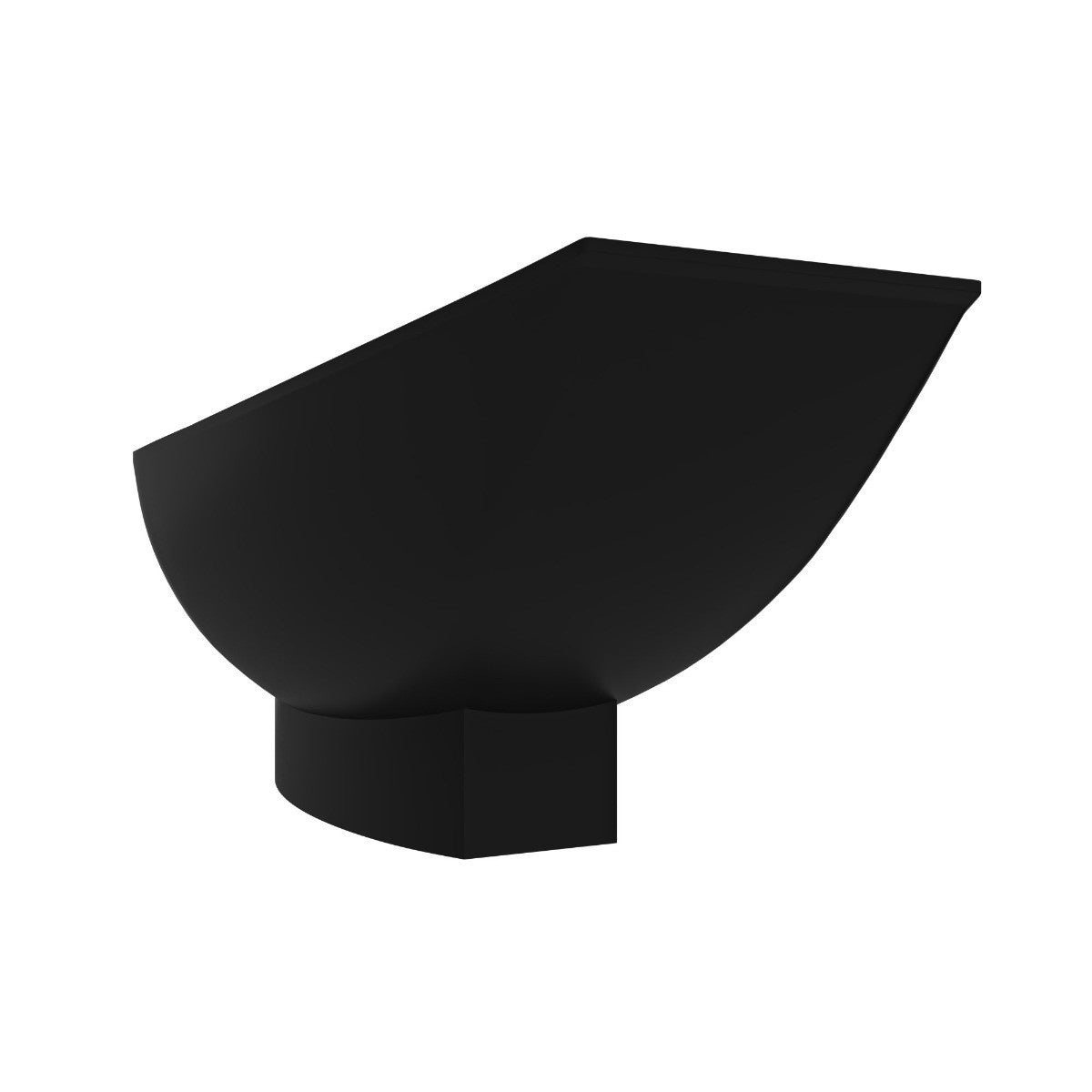 70" Solid Surface Resin Free Standing Hammock Style Bathtub by Alfi