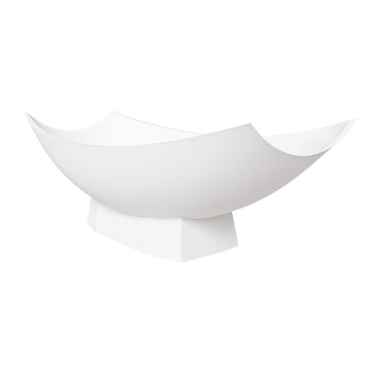 71" Solid Surface Resin Free Standing Hammock Style Bathtub by Alfi