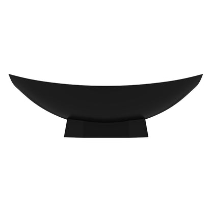71" Solid Surface Resin Free Standing Hammock Style Bathtub by Alfi