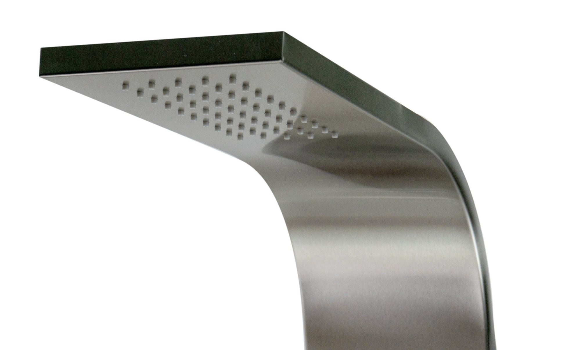 Modern Stainless Steel Shower Panel with 4 Body Sprays by Alfi