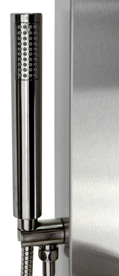 Stainless Steel Shower Panel with 2 Body Sprays by Alfi