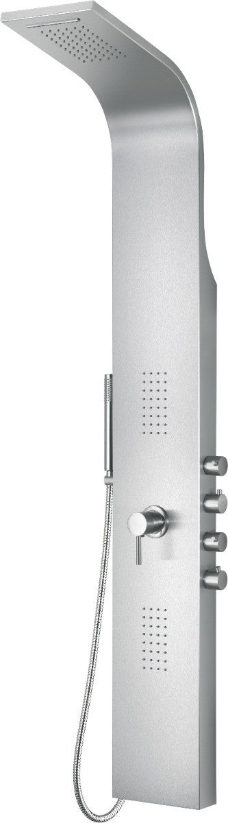 Stainless Steel Shower Panel with 2 Body Sprays by Alfi