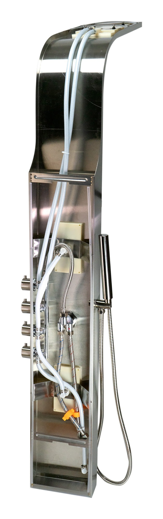 Stainless Steel Shower Panel with 2 Body Sprays by Alfi
