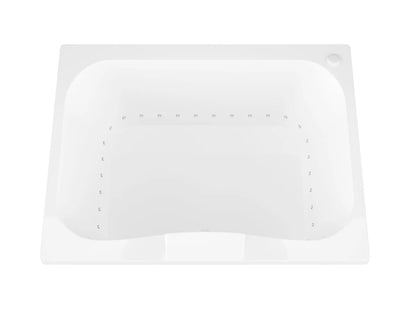 Neptune 48 x 60 Rectangular Air Jetted Bathtub with Reversible Drain