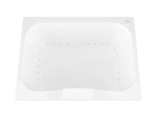 Neptune 48 x 60 Rectangular Air Jetted Bathtub with Reversible Drain