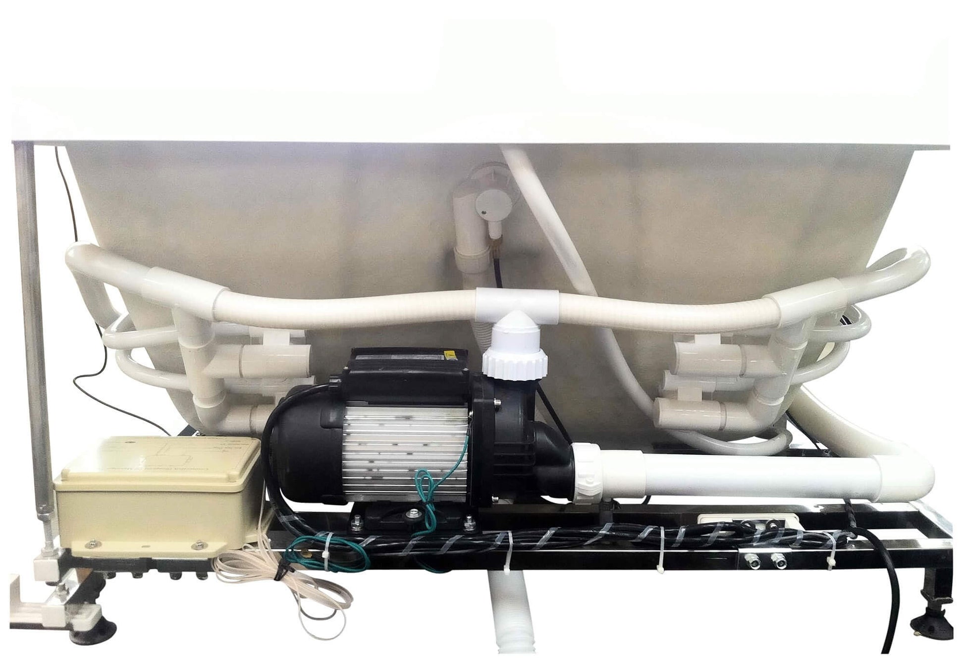 t Right Drain Corner, White Whirlpool Bathtub for Two by Eago
