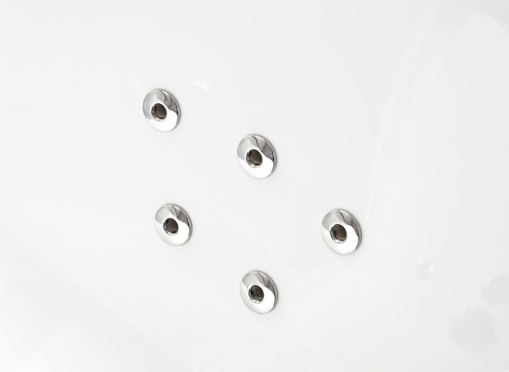 Clear Rectangular Whirlpool Bathtub by Eago