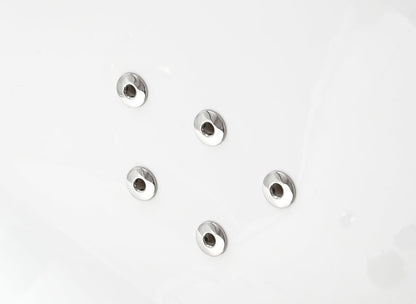 Clear Rectangular Whirlpool Bathtub by Eago