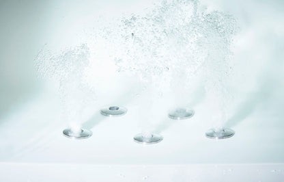 Clear Rectangular Whirlpool Bathtub by Eago