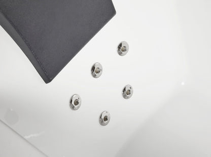 Rectangular Whirlpool Tub with Fixtures by Eago